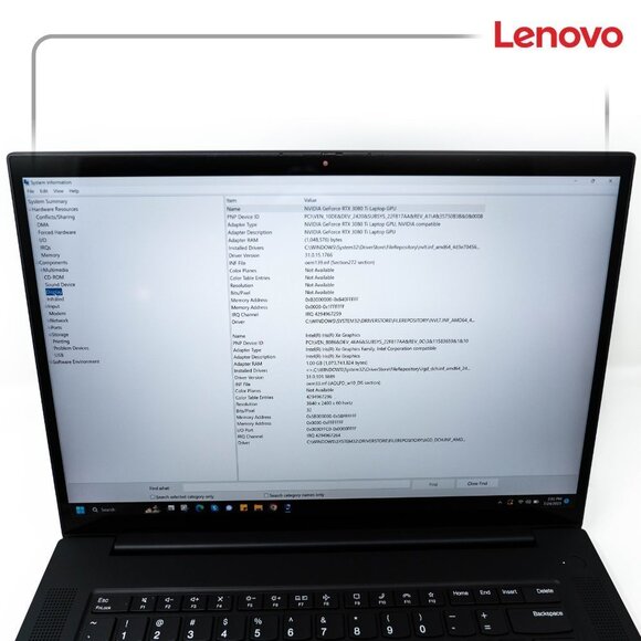 LENOVO X1 EXTREME Laptop i9 NVIDIA RTX 3080 - Picture 7 of 10